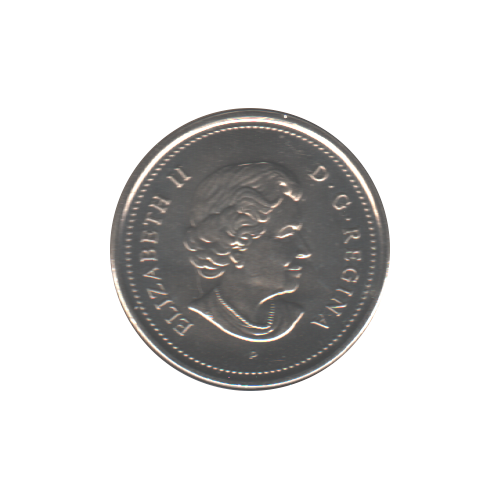 2003-P 25 cents Nouvel Effigie BU (MS-64) - CHOICE +