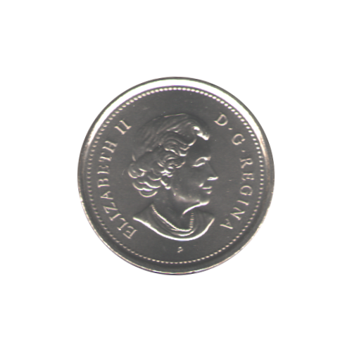 2004-P 25 cents Color Poppy BU (MS-65) - GEM