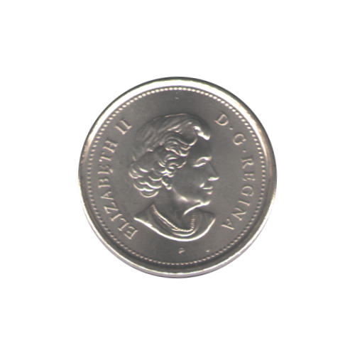 2004-P 25 cents Color Poppy BU (MS-68) - SUPERBE +
