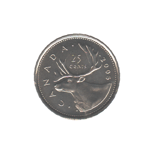 2005-P 25 cents BU (MS-62)