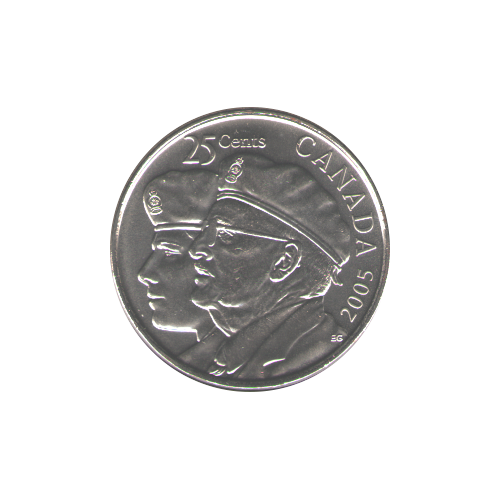 2005 25 cents Veterans BU (MS-66) - GEM +