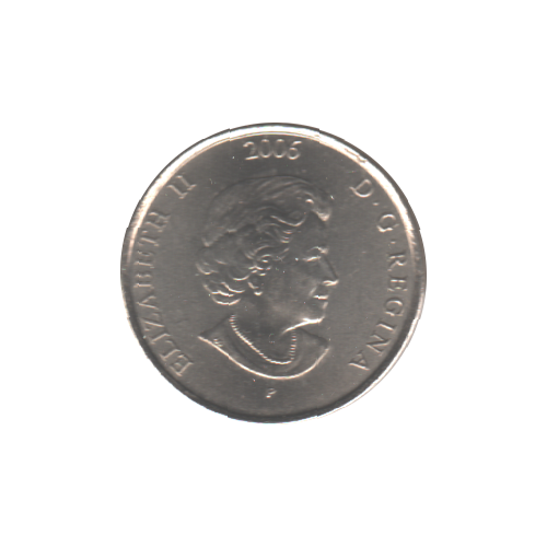 2006 25 cents RUBAN ROSE BU (MS-62)