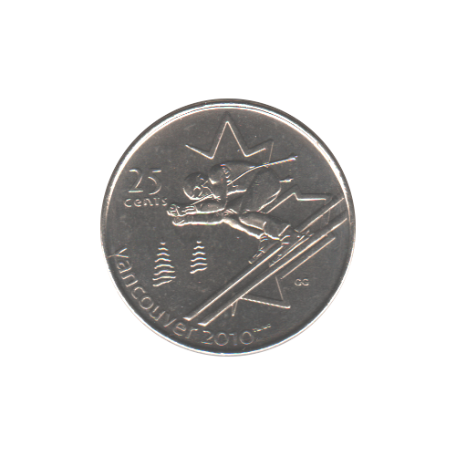2007 25 cents SKI ALPIN BU (MS-63) - CHOICE