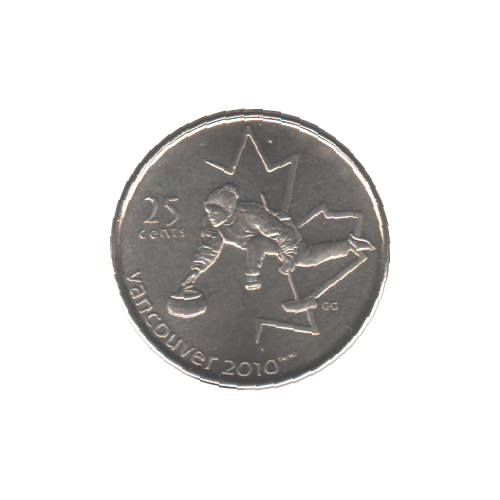 2007 25 cents CURLING BU (MS-63) - CHOICE