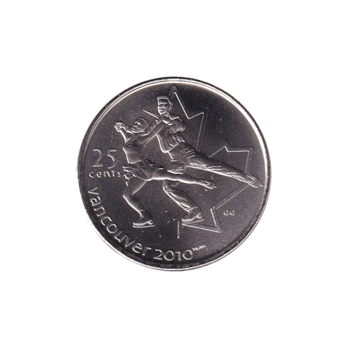 2008 25 cents Patinage Artistique BU (MS-64) - CHOICE +