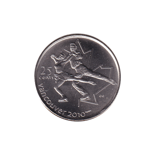 2008 25 cents  Patinage ArtistiqueBU (MS-66) - GEM +