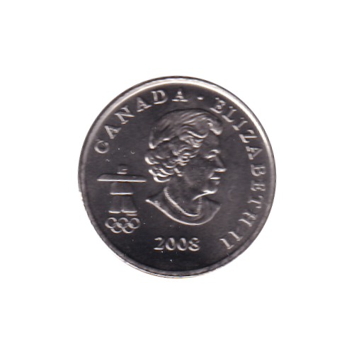 2008 25 cents  Patinage ArtistiqueBU (MS-69) - NEAR PERFECT