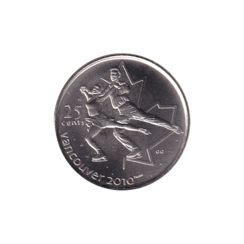 2008 25 cents  Patinage ArtistiqueBU (MS-69) - NEAR PERFECT