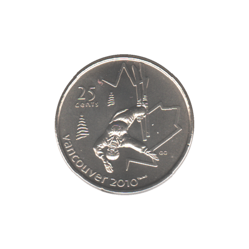 2008 25 cents SKI ACROBATIQUE BU (MS-64) - CHOICE