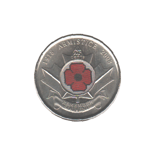2008 25 cents COQUELICOT BU (MS-63) - CHOICE