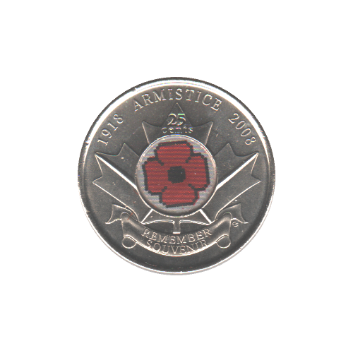 2008 25 cents COQUELICOT BU (MS-64) - CHOICE +