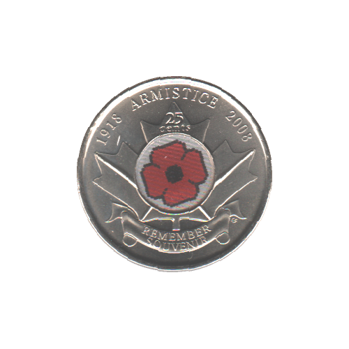 2008 25 cents COQUELICOT BU (MS-65) - GEM