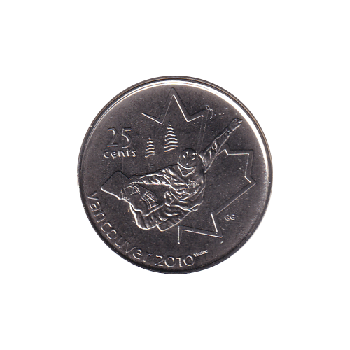 2008 25 cents Surf des Neiges BU (MS-65) - GEM