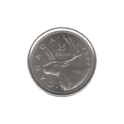 2009 25 cents BU (MS-62)
