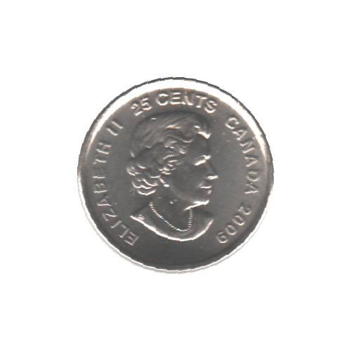 2009 25 cents CINDY KLASSEN BU (MS-64) - CHOICE