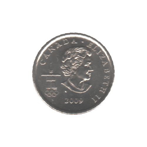 2009 25 cents PATINAGE DE VITESSE BU (MS-63) - CHOICE