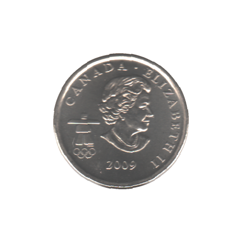 2009 25 cents SKI DE FOND BU (MS-63) - CHOICE