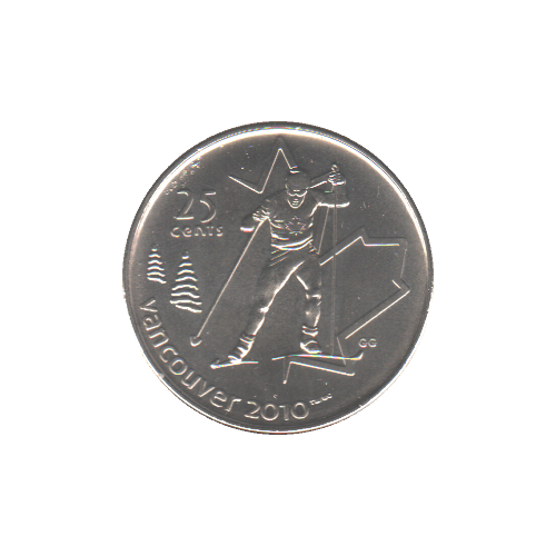 2009 25 cents SKI DE FOND BU (MS-63) - CHOICE