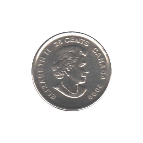 2009 25 cents CINDY KLASSEN BU (MS-63) - CHOICE