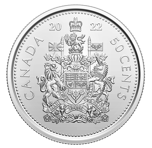 2022 Ensemble 6 pièces: Première frappe + 50¢ classique d'un roul. spécial - BU HAUTE QUALITÉ