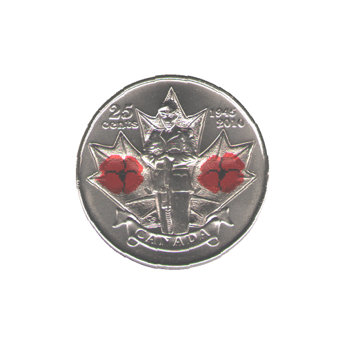 2010 25 cents COQUELICOT BU (MS-64) - CHOICE +