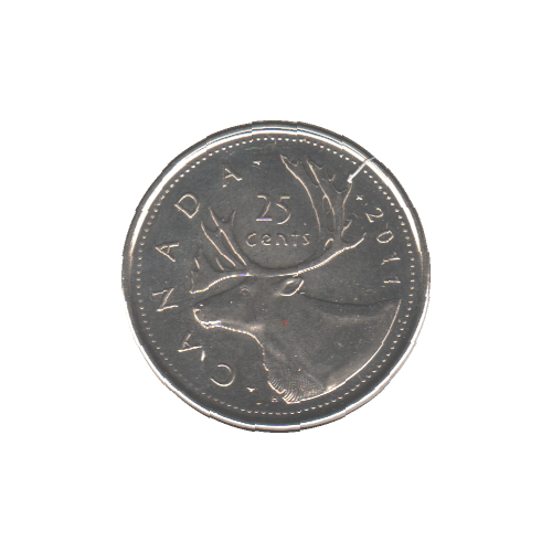 2011 25 cents BU (MS-62)