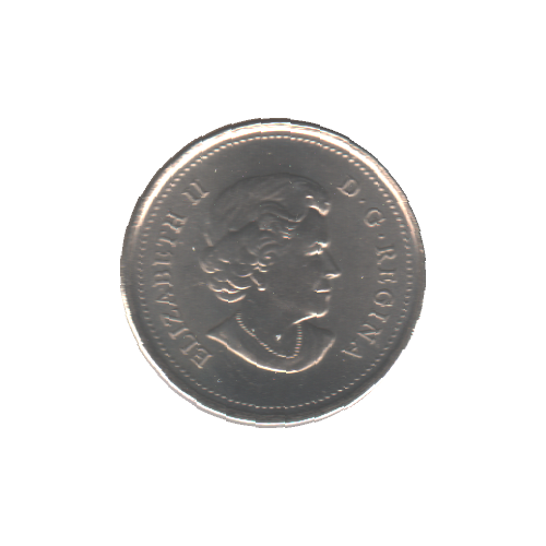 2011 25 cents Épaulard Couleur BU (MS-63) - CHOICE