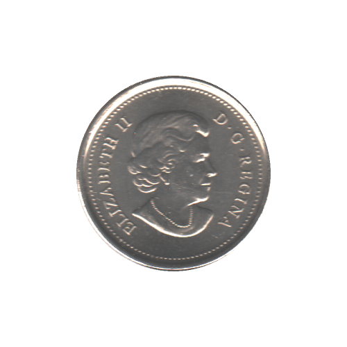 2011 25 cents Bison Des Bois Couleur BU (MS-62)