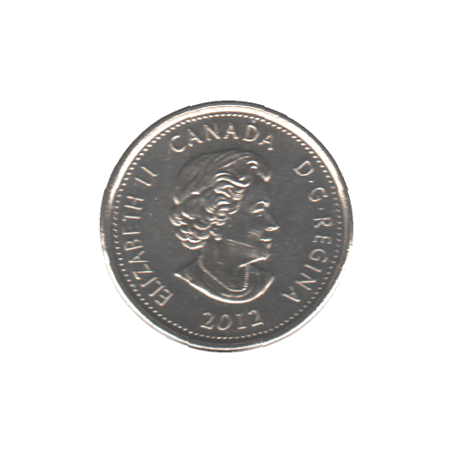 2012 25 cents TECUMSEH COULEUR BU (MS-63) - CHOICE