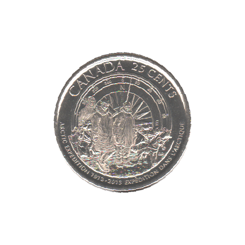 2013 25 cents EXPLORATEURS GIVRÉS BU (MS-62)