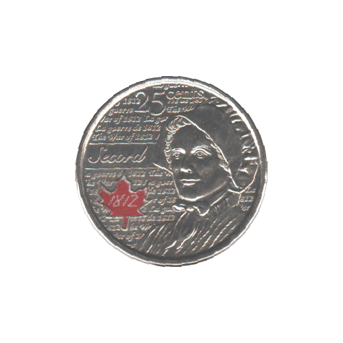 2013 25 cents LAURA SECORD COULEUR BU (MS-63) - CHOICE