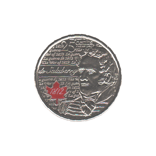 2013 25 cents SALABERRY COULEUR BU (MS-63) - CHOICE