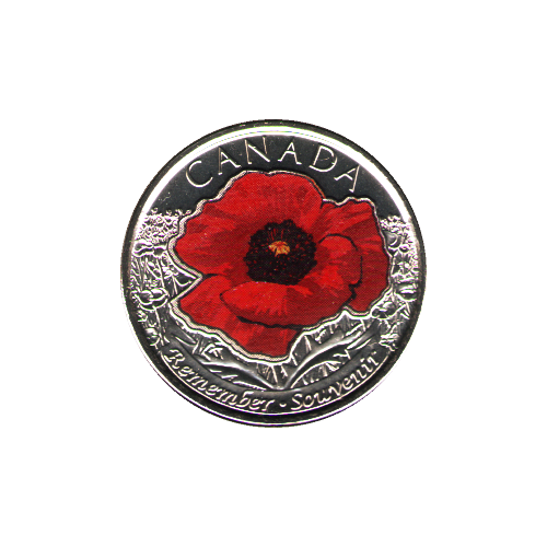 2015 25 cents COQUELICOT COULEUR BU (MS-64) - CHOICE +