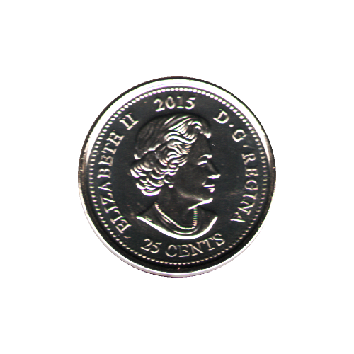 2015 25 cents COQUELICOT COULEUR BU (MS-66) - GEM +