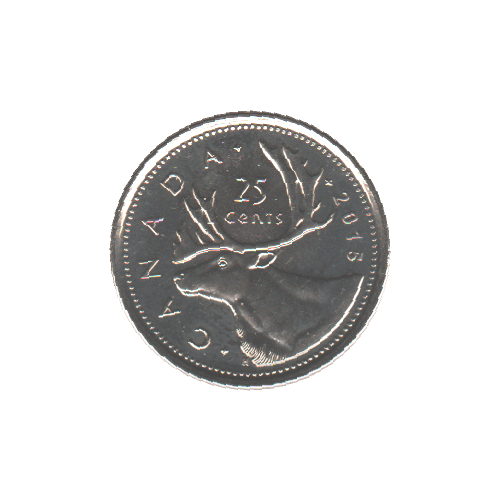 2015 25 cents BU (MS-60)