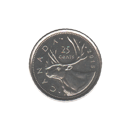 2015 25 cents BU (MS-63) - CHOICE