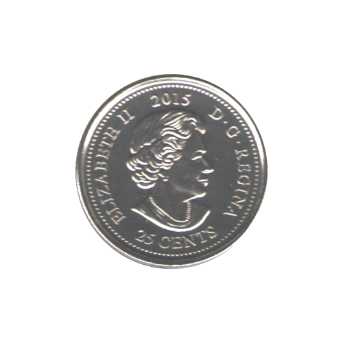 2015 25 cents COQUELICOT NC BU (MS-64) - CHOICE +