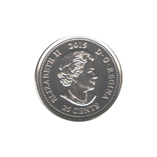 2015 25 cents COQUELICOT NC BU (MS-67) - SUPERBE