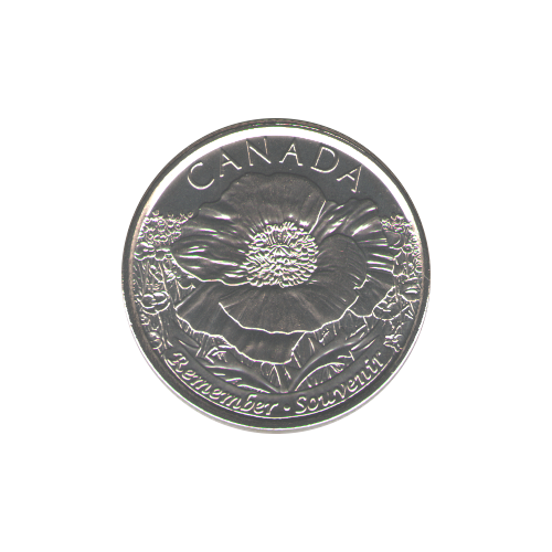 2015 Canada 25 cents COQUELICOT NC - BU (MS-70) - EXECEPTIONNELLE