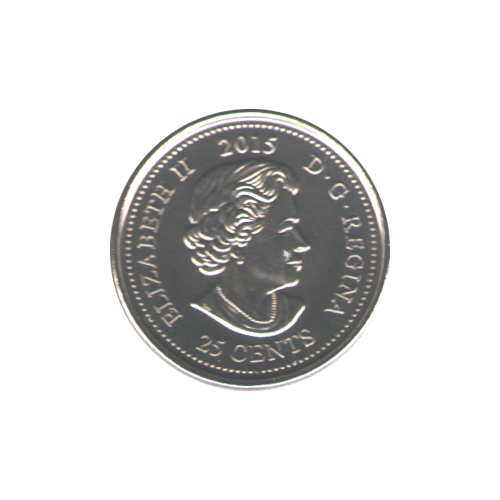 2015 Canada 25 cents COQUELICOT NC - BU (MS-70) - EXECEPTIONNELLE