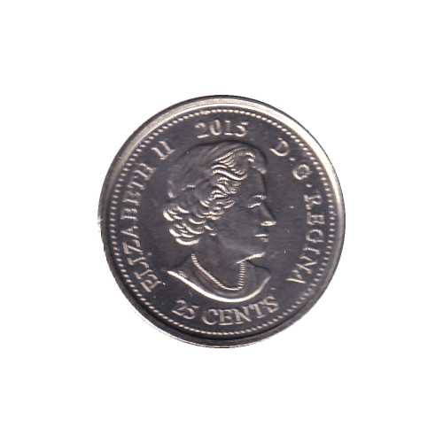 2015 25 cents COQUELICOT NC BU (MS-62)