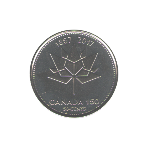 2017 50 cents CANADA 150 BU (MS-67) Superbe GEM