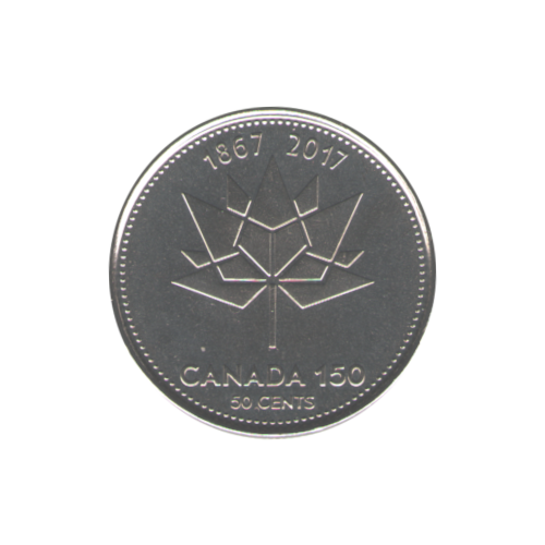 2017 50 cents CANADA 150 BU (MS-68) Superbe Gem Plus
