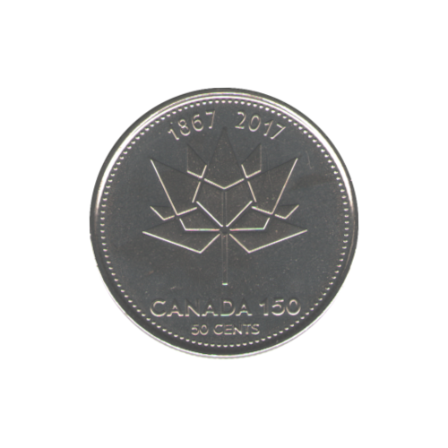 2017 50 cents CANADA 150 BU (MS-69) Near Perfect GEM