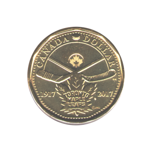 2017 Loonie (1$) Toronto Maple Leaf BU (MS-62)