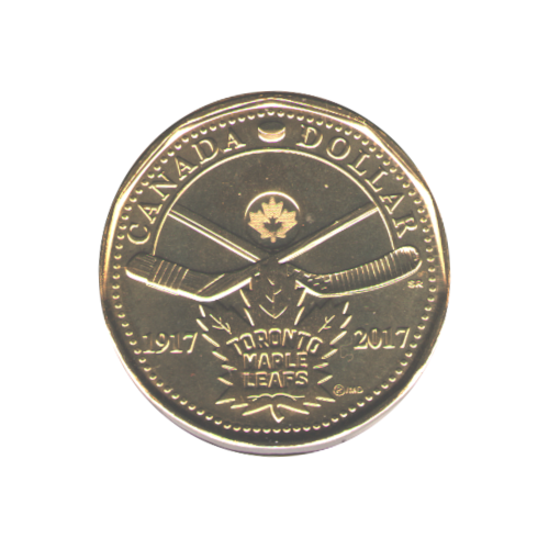 2017 Loonie (1$) Toronto Maple Leaf BU (MS-66)