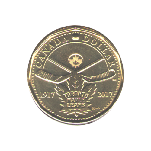 2017 Loonie (1$) Toronto Maple Leaf BU (MS-67)