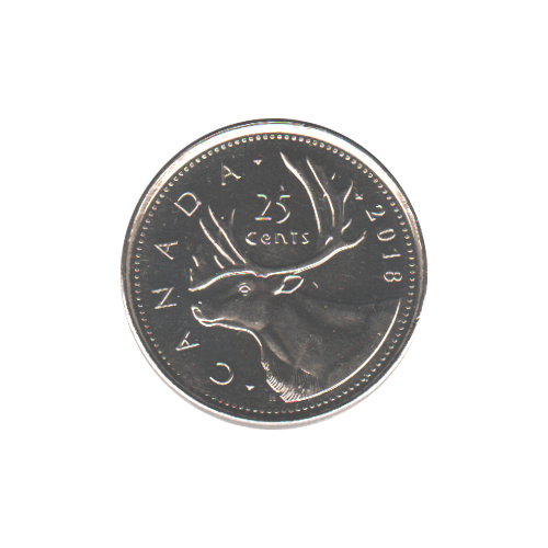2018 25 cents BU (MS-63) - CHOICE