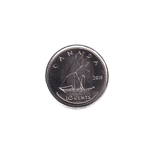 2019 10 cents BU (MS-70) Perfect GEM