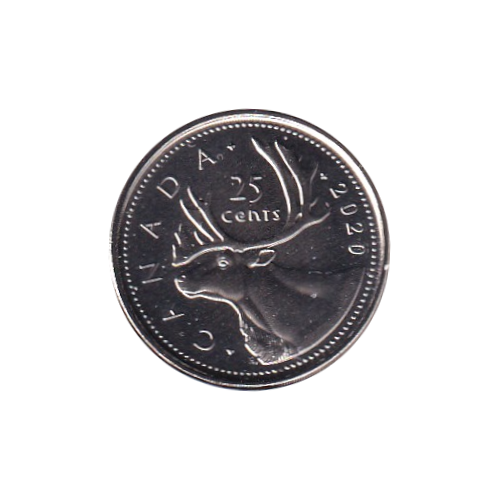 2020 25 cents BU (MS-68) - SUPERB GEM+